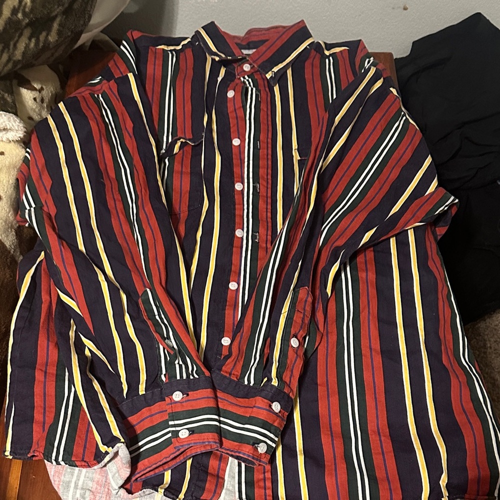 Striped Multicolor Men's button down